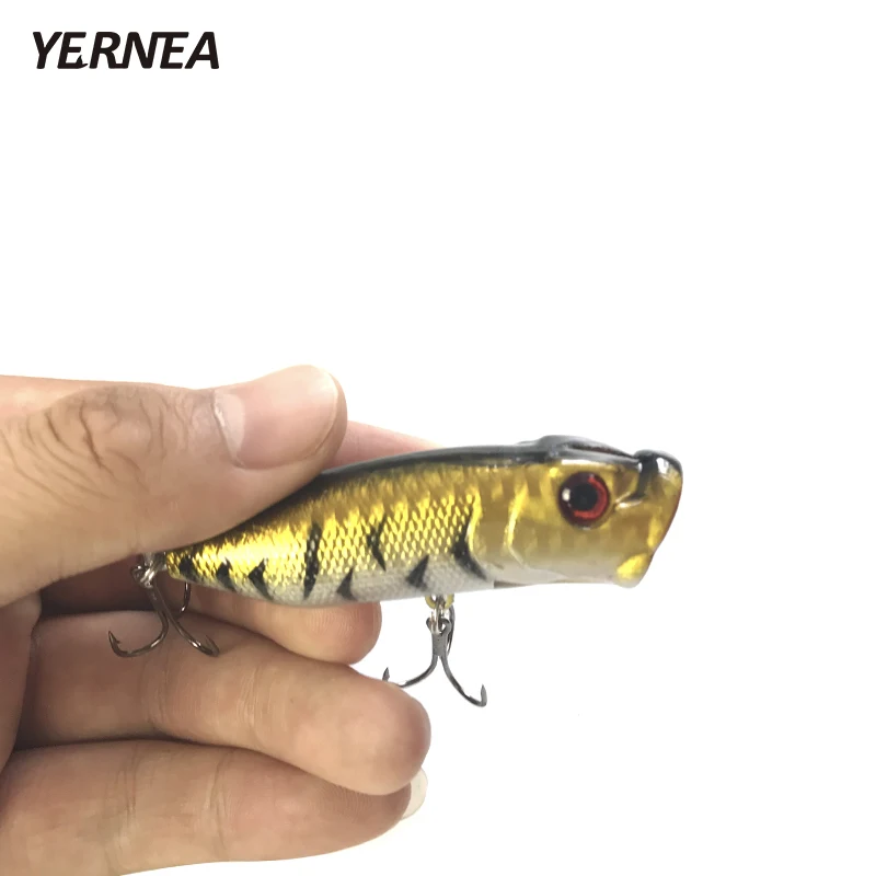 

Yernea Fishing Lures 1pcs Minnow Wobblers Artificial Bait Carp Fishing Tackle 3D Eyes Crankbait Bionic 5 Colors 7cm 10.7g