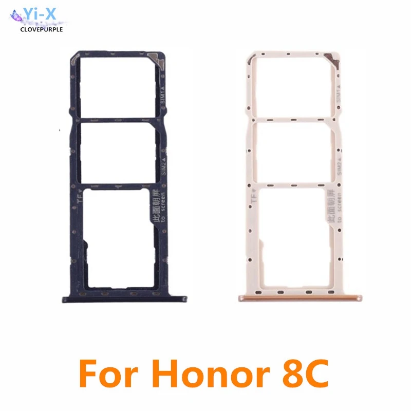 

10pcs/lot SIM Card Tray Slot Holder Adapter for Huawei Honor 8C Phone Spare Parts
