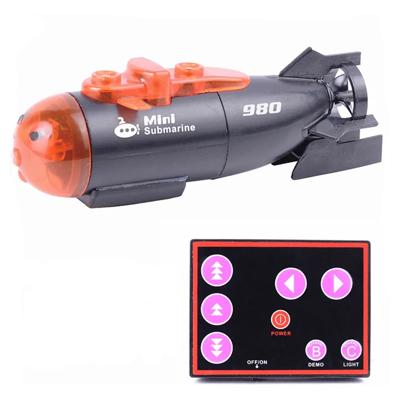 

RC submarine ultra-small high-speed LED light infrared 4-channel speedboat remote control uav model