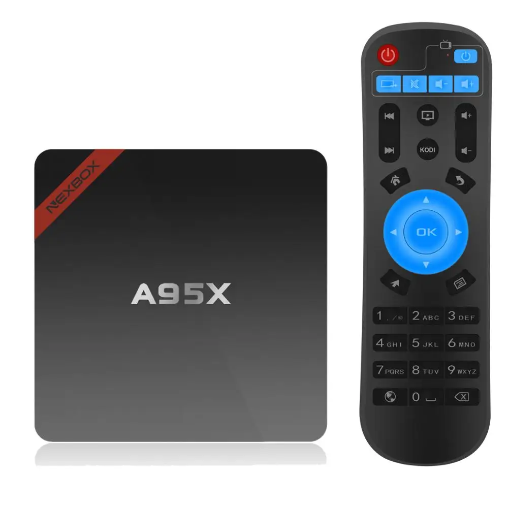 

A95X Android TV Box Amlogic S905W Quad Core 1GB/8GB WiFi H.265 Android 7.1 KD 17.4 Loaded Smart TV X96 MINI Set Top Box x96mini