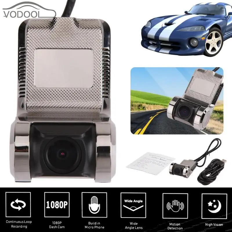 

No Screen 140 Lens Car DVR Camera ADAS Night Vision Dash Cam GPS Navigator Camcorder Digital Video Recorder Auto Accessories
