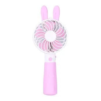 

Pink Mini Usb Handheld Selfie Sticks With Rechargeable Air Cooling Fan Travel Home Student Dormitory Portable Desktop Office F