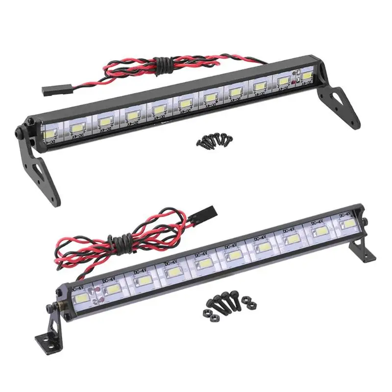 

Alloy Roof Light Bar LED Lamp Climbing Car Model Accessories for 1/10 RC for Traxxas for Hsp for Redcat for Rc4wd for Tamiya New