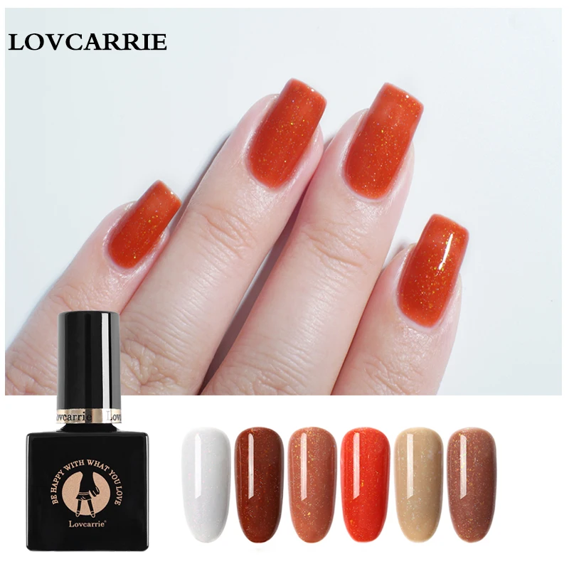

Lovcarrie Neon Glitter UV Gel Nail Polish Rainbow Manicure Hybrid Gel Varnish Vernis Semi Permanet Gellak for Nail Art Design