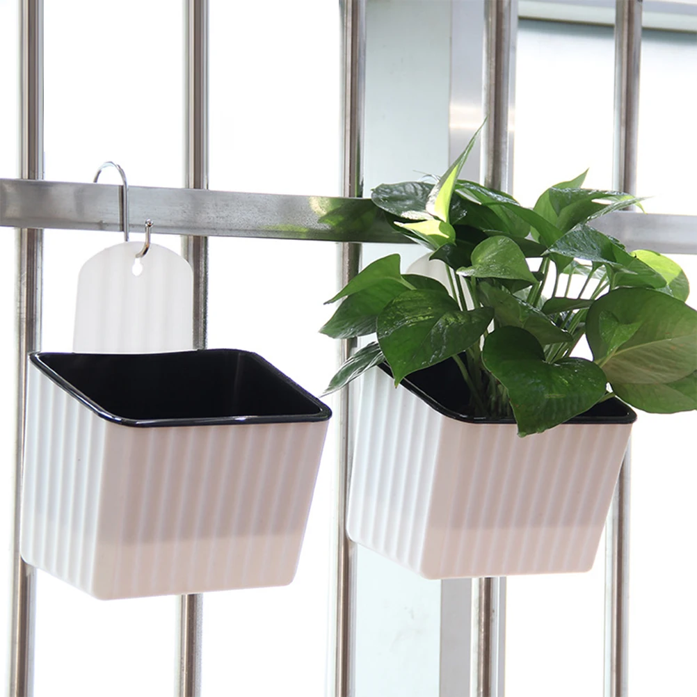 

Plastic Lazy Flower Pot Gardening Creative Wall Hanging Planter Self Watering Flowerpot Wall Mounted Plants Succulents Holder
