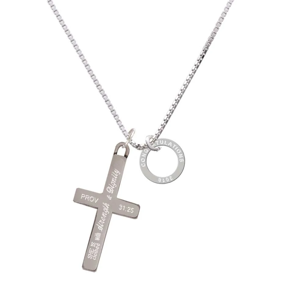 Congratulations Eternity Ring - Strength and Dignity Cross Necklace | Украшения и аксессуары
