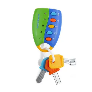 

1PC Electronic Toys Baby Musical Car Key Toy Smart Remote Control Car Key Play Early Education 1.5V AA batteries(not included)
