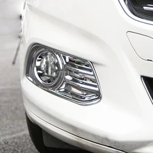 Cromato In Plastica ABS Anteriore Nebbia Copertura Della Lampada Della Luce Chrome Finitura Lucida Trim Stampaggio Guarnisce Per Ford Fusion Mondeo 2013 -2016