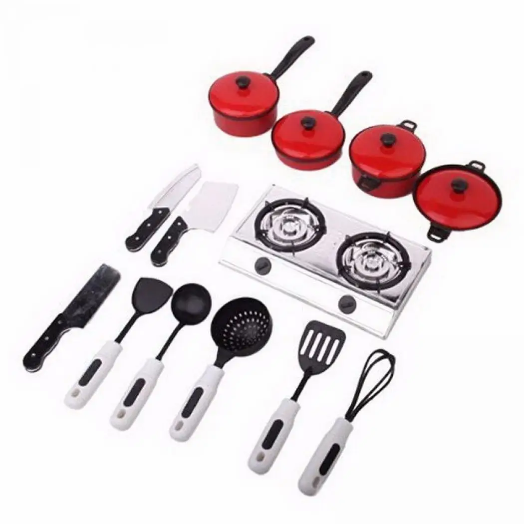 

Cooking for Simulation Role Toys 13Pcs Kids Play Cookware Kitchen Kitchen Tableware Toy Children Pretend Kids
