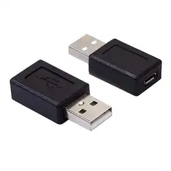 1 шт. мини черный USB мужчина к Micro USB женщина B M/F адаптер Разъем конвертер