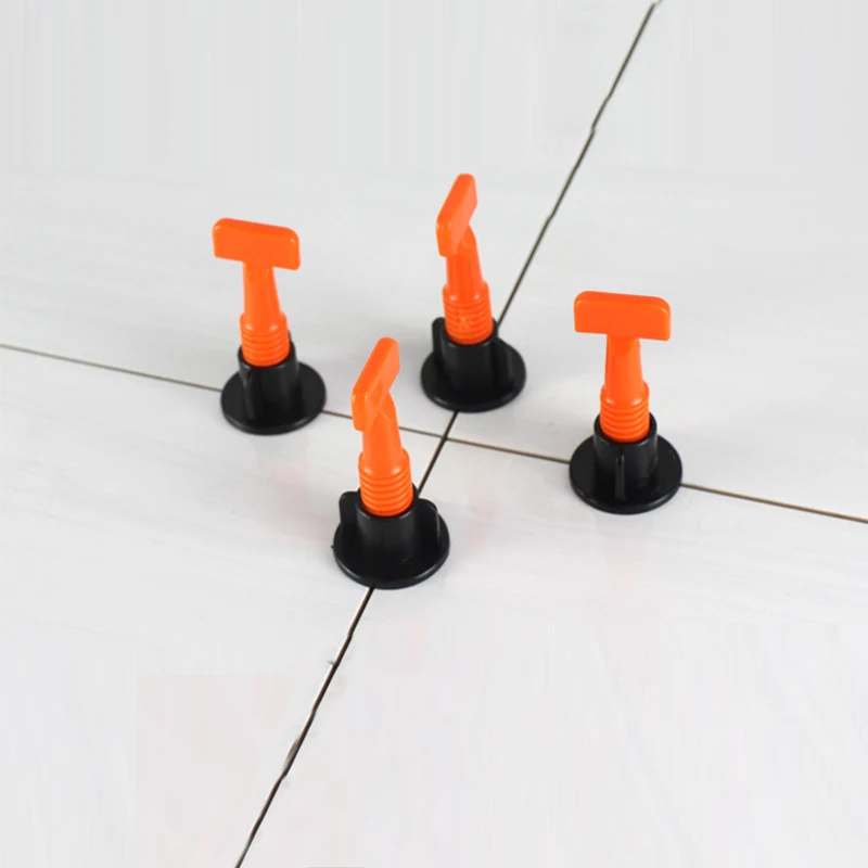

50pcs Tile Leveling Positioning Leveler Auxiliary Tool Set For Cement Worker Clip Adjustable Locator With Level Wedges Hand Tool