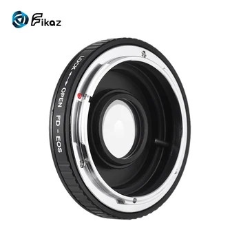 

Fikaz High Precision Lens Mount Adapter Ring Built-in Glass for Canon FD-Mount Lens to Canon EOS EF-Mount DSLR Camera FD-EOS