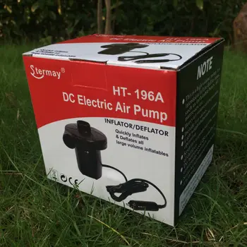 

Car Automobile Electric Air Pump For Cars Inflatable Boats Floating Mattress Inflator Defator Car Cigarette Lighter Pump DC