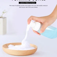 Пластмассовая бутылка для вспенивания мл ясно для Мусса бутылки жидкое мыло 300 точек розлива Шампунь Лосьон гель для душа пены насос бутылочки