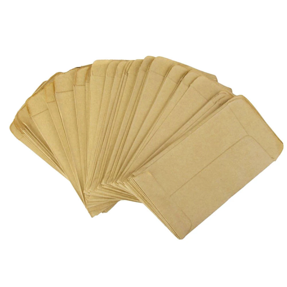 100 шт подарочные бумажные пакеты для конфет из телячьей кожи, бумажные пакеты для закусок, бумажные пакеты для свадебной вечеринки, буфет, 6*10 см