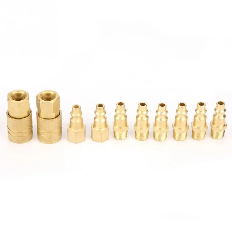 10 шт. 1/4 &quotNPT Accessoyy линейный шланг для воздушного компрессора Быстрый зацепной
