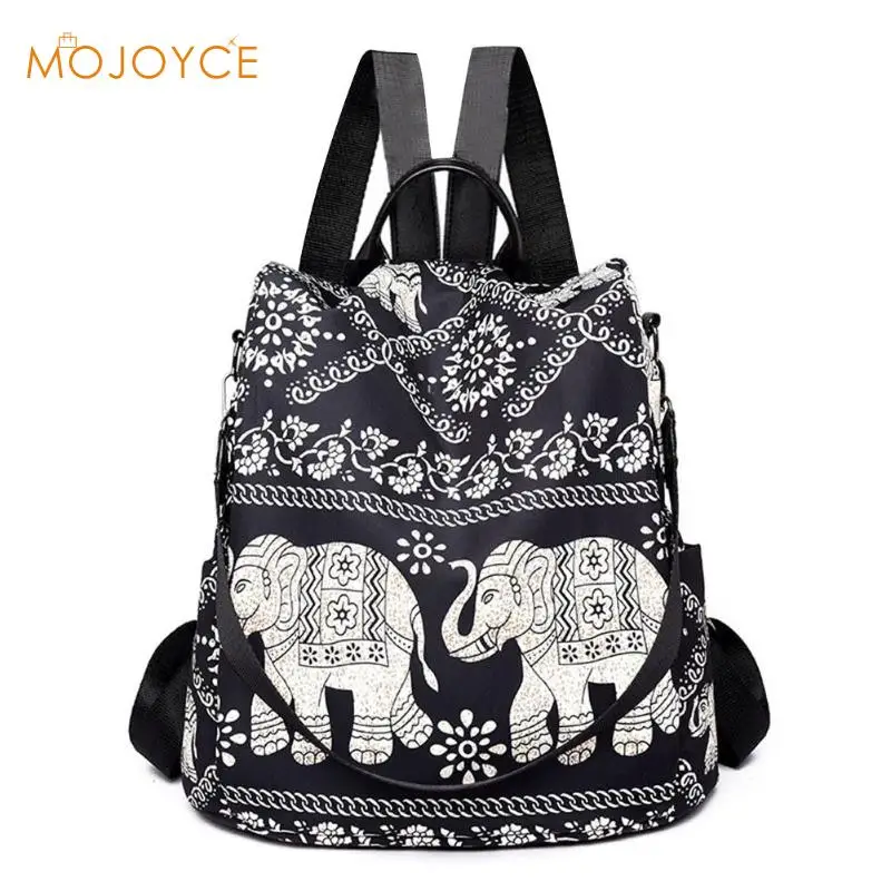 

Fashion Waterproof Oxford Women Anti-theft Backpack High Quality School Bag Casual Oxford Print Women Shoulder Bag Dropshipping