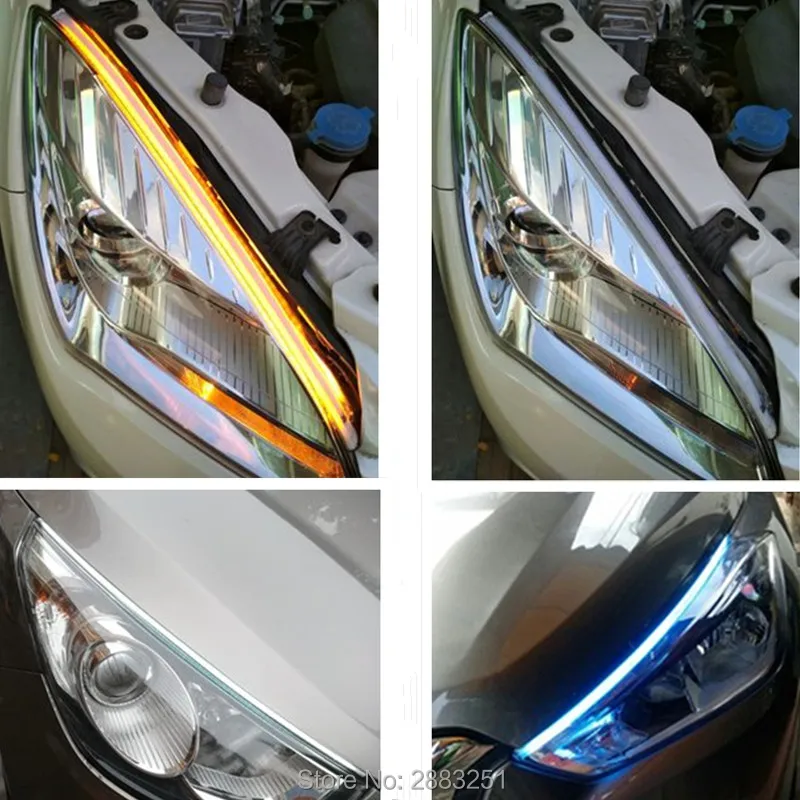 Ультратонкая светодиодная лента лампа для бровей воротника lada granta vesta priora kalina Largus