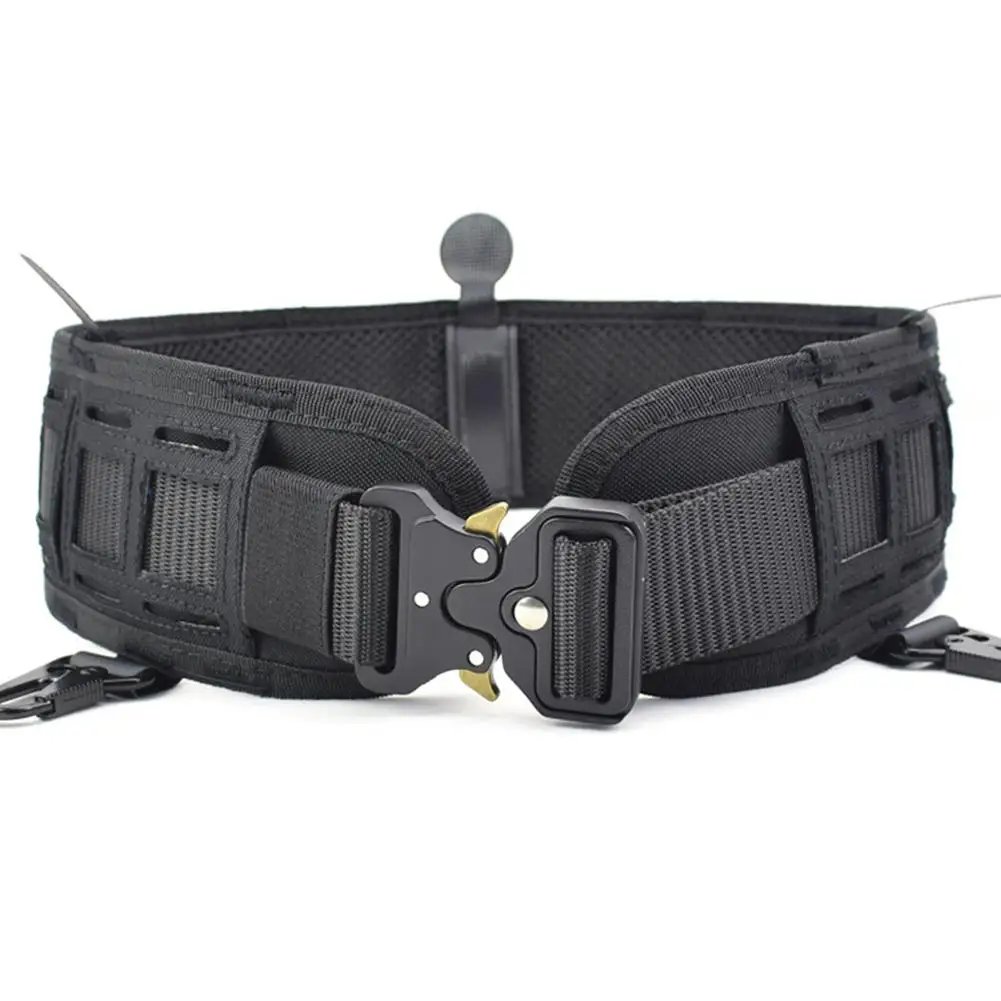 Men's Combat Nylon Tactical Waist Belt Set Slim Battle Inner Laser Cut Girdle Camouflage Wargame Airsoft Paintball Military|Поддержка