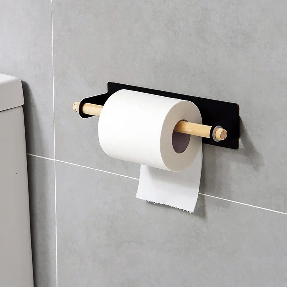 

kitchen Towel Holder Bathroom Towel Holder Towel Storage Rack Plastic Wrap Paper Roll Holder Closet Hanging Bath Accesoires