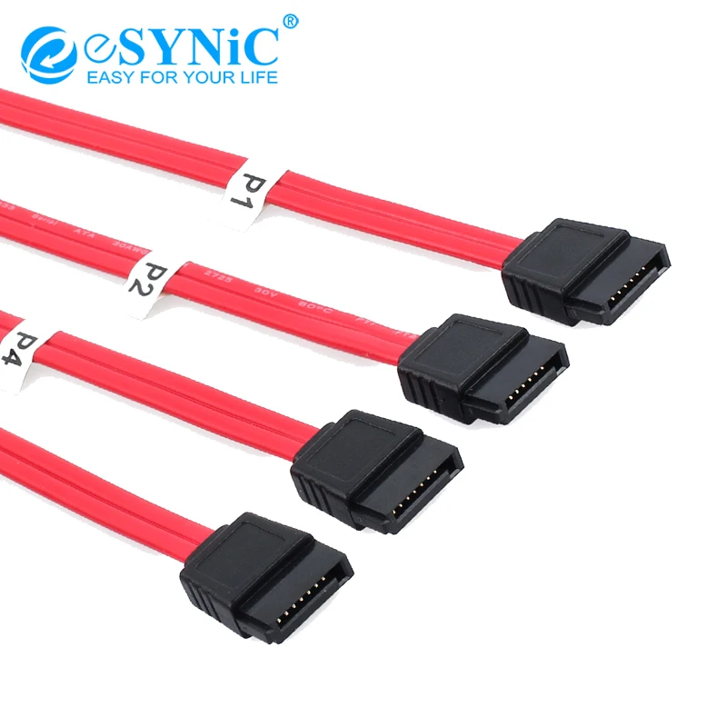 ESYNiC 2 шт. Mini 10 гбит/с SAS Φ 36 Pin to 4 SATA 7Pin HDD жёсткий кабель | Электроника