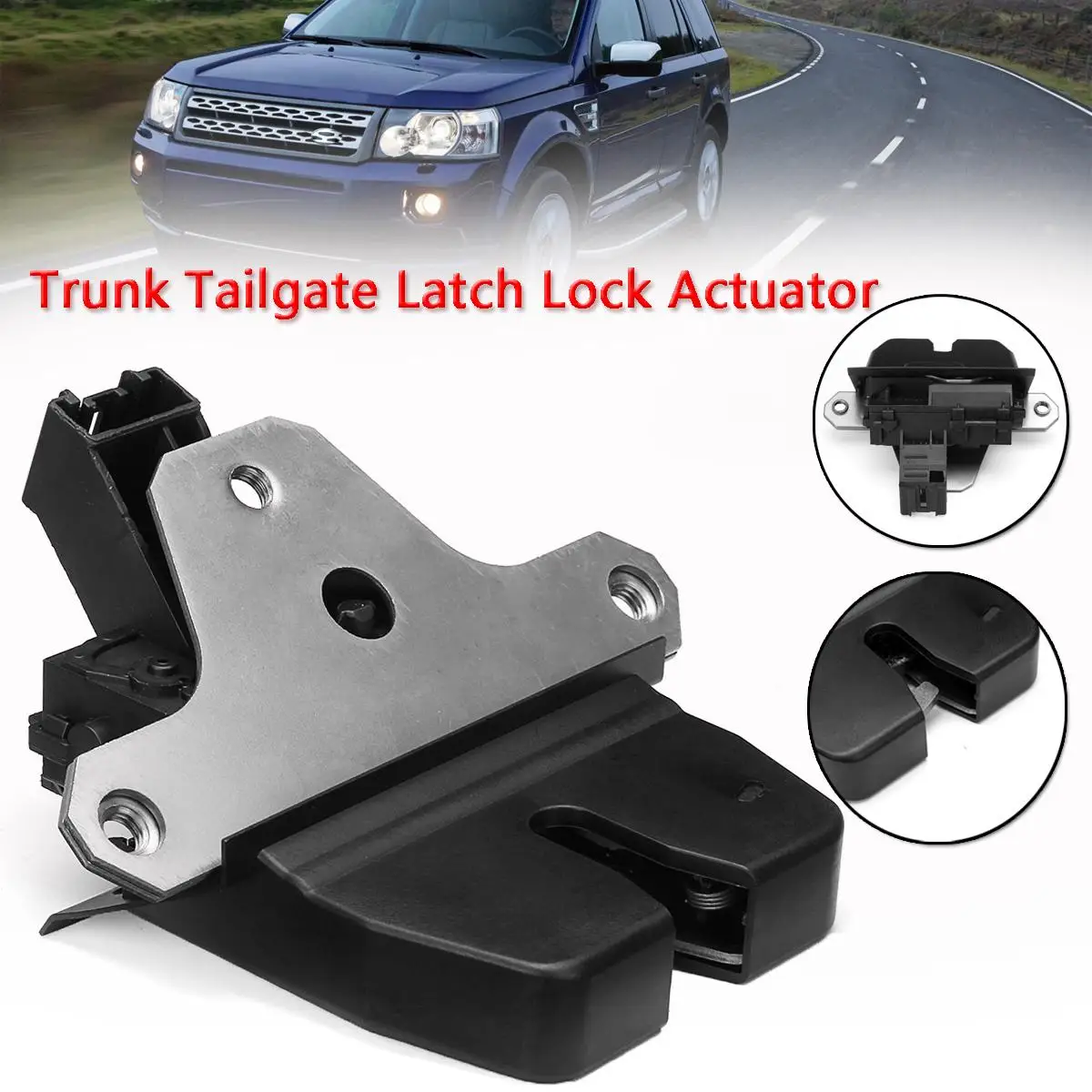 

1x Trunk Tailgate Latch Lock Actuator Lock Latch For Car Plastic Iron Boot/Tailgate Latch Black For Land Rover Freelander 2