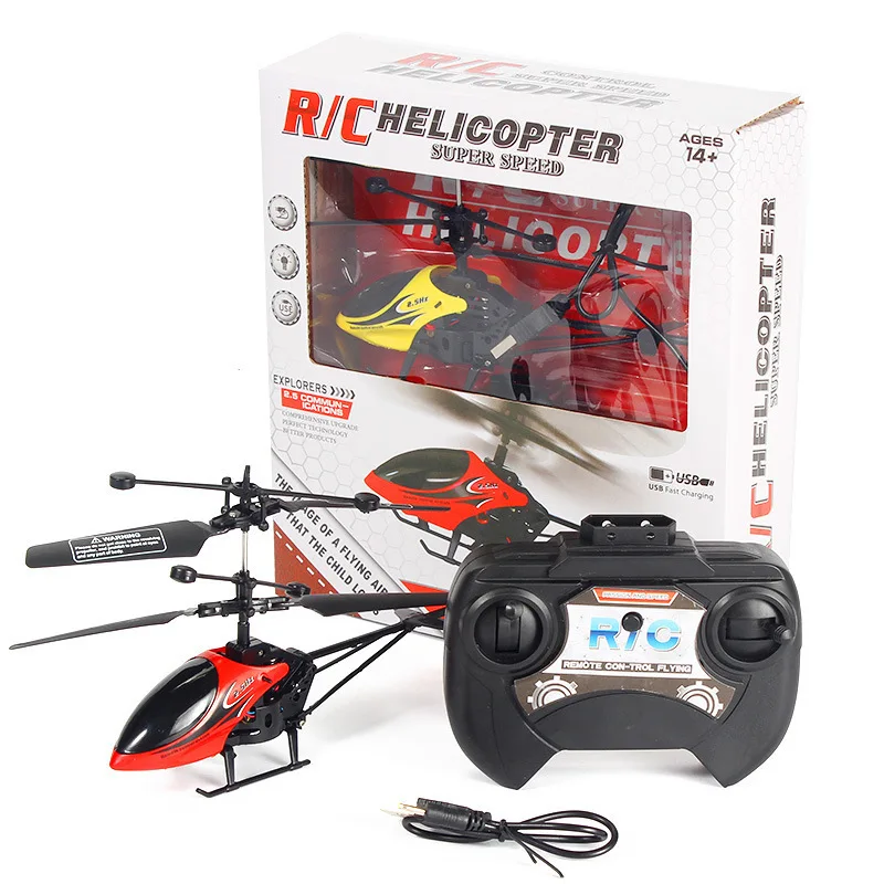 Remote Control Helicopter 2CH Channel Mini Remote Control Toy For Little Boy's Gift