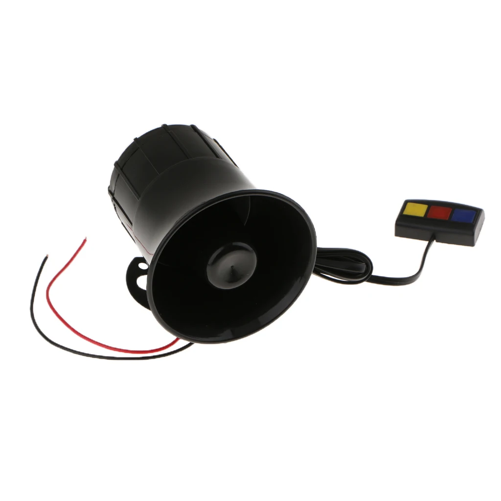 12V/30W 3 Sound Tone Alarm Horn Automobile Motorcycle High Pitch