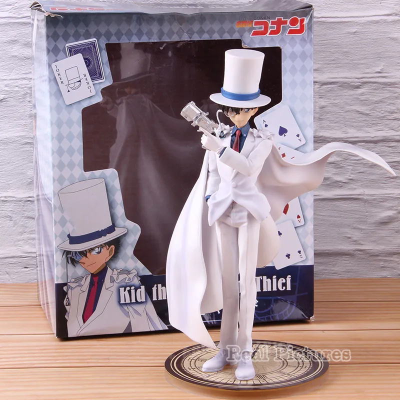 

Case Closed Detective Conan Figure Kaitou Kiddo Kaitou Kid The Phantom Thief PVC Collectible Model Toy