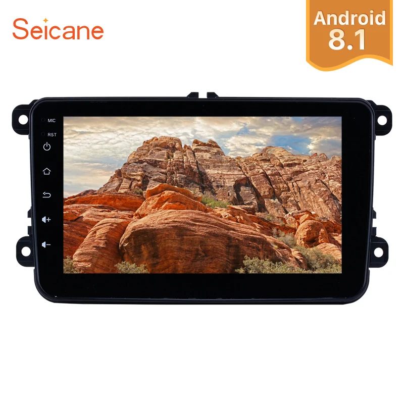 

Seicane 9" Android8.1 GPS Car Radio 2Din HD Stereo Player For Seat Toledo Leon VW Golf Polo Passat Tiguan Sharan Caddy Head Unit