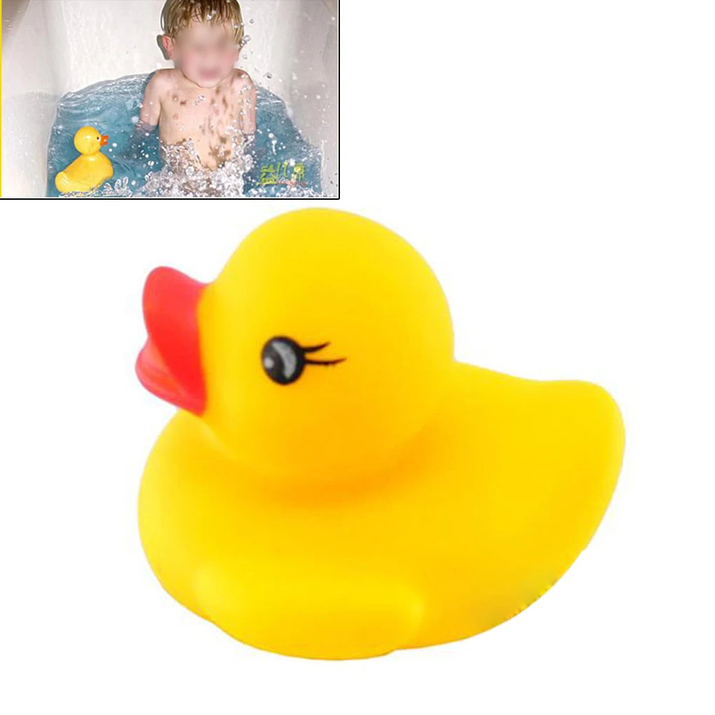 1 Pc Pc Baby Children Cute Squeaky Rubber Ducks Bath Room Bath Water