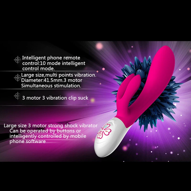 Силиконовый Смарт приложение управление G spot кролик вибратор сильный