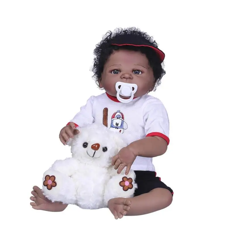 

NPK 56cm Simulation Doll Lifelike Vinyl Reborn Baby Doll Toys Kids Playmate