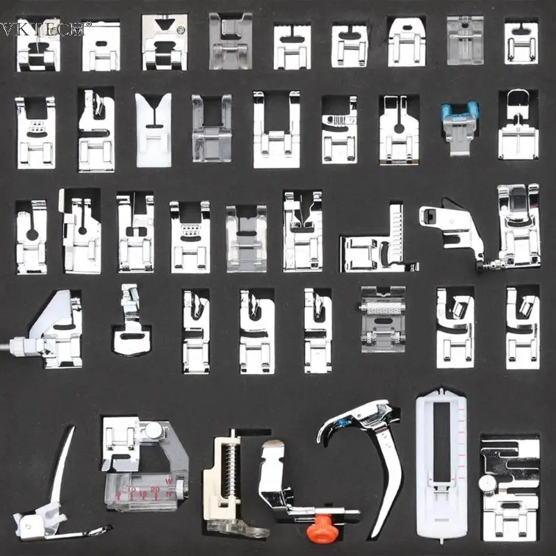 

42pcs Sewing Presser Foot for Sewing Machine Feet Accessories for Brother Singer Janome Multi-function Sewing Tools Props Kits