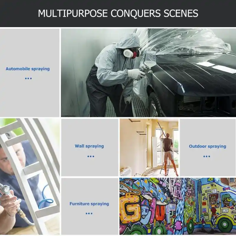 Profesional Udara Mini Senjata Cat Semprot Airbrush Gti Pro Lukisan Kendaraan Gun Mobil Tes 1 3mm Nozzle Hvlp Udara Spray Paint Gun Senjata Semprot Aliexpress