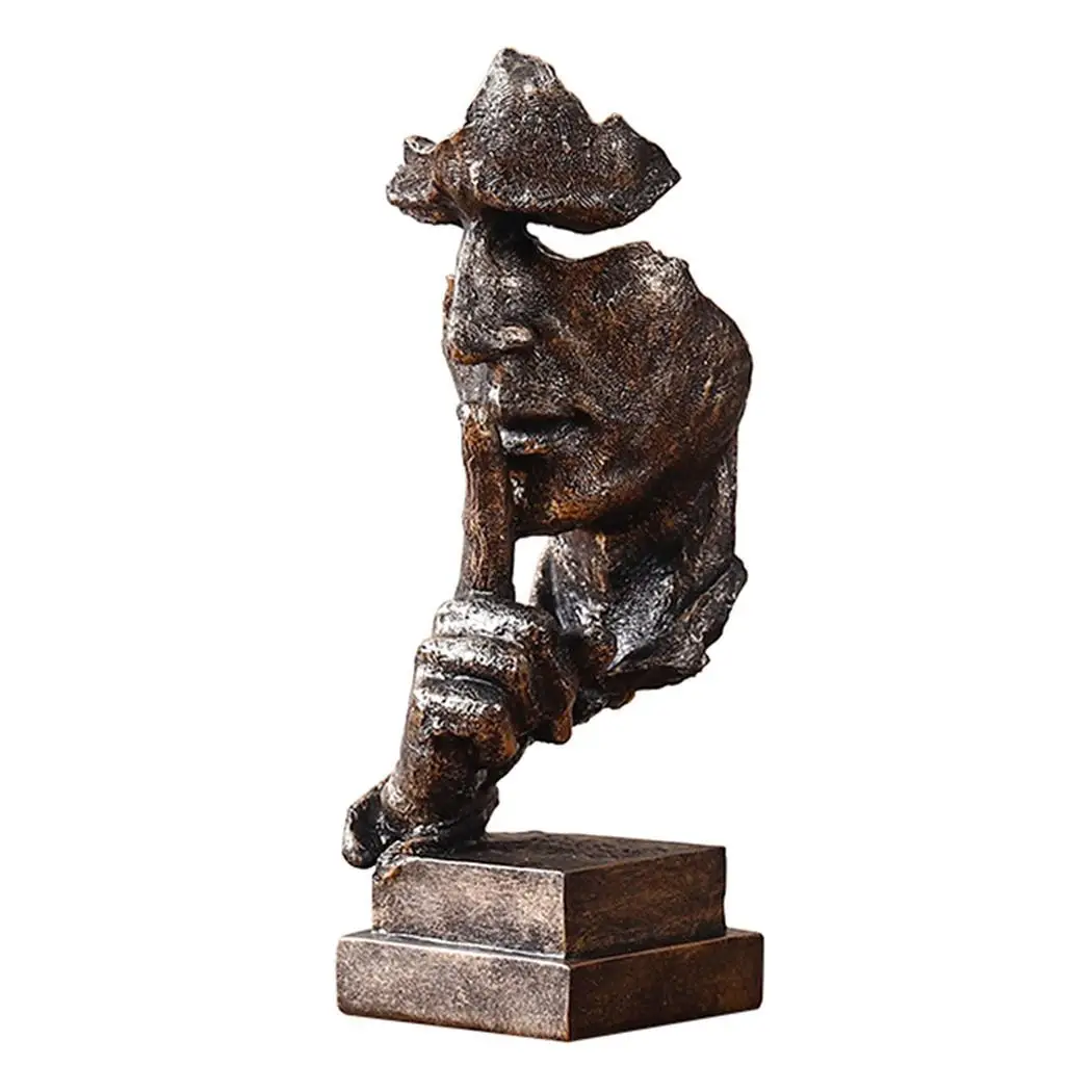 

Handcrafted Silent Men Statues Resin Abstract Home, Office, Store, etc Sculpture Office Ornaments Home Decor