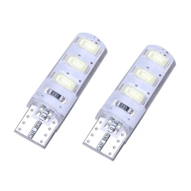 2 шт. 5 Вт 6 светодиодный s 5730 SMD W5W T10 Автомобильный светильник с силиконовым