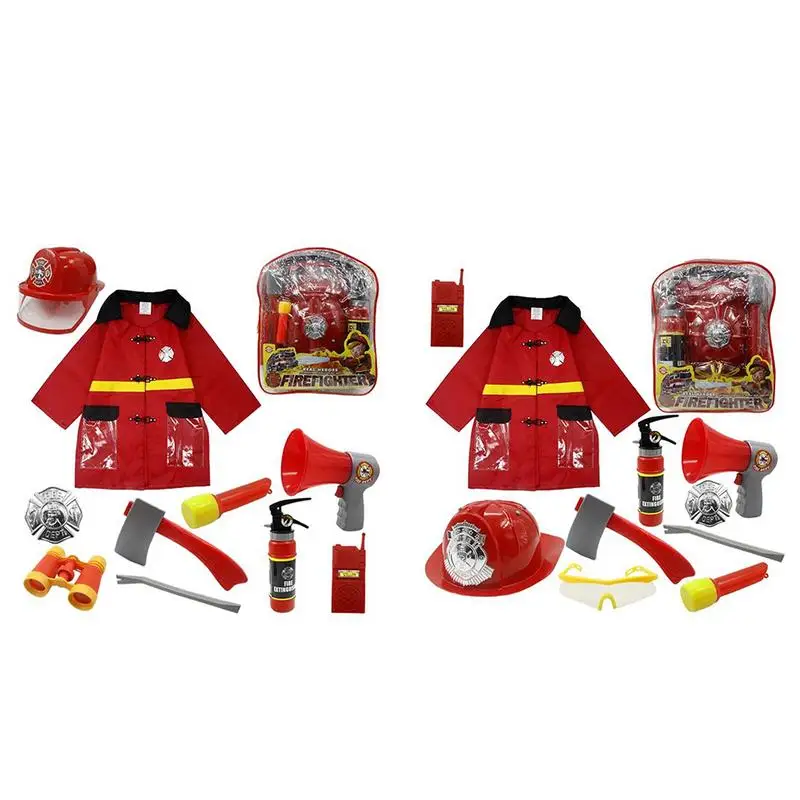 11 шт. игрушка-Пожарник набор пожарный косплей игрушки для детей пожарный Ролевой костюм