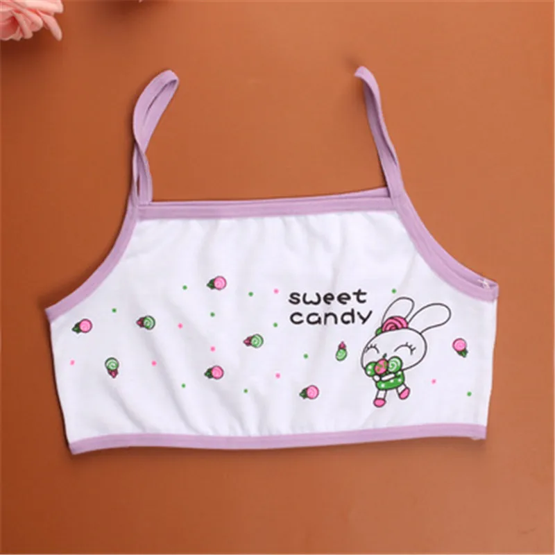 Хлопковые бюстгальтеры Camis нижнее белье для молодых девушек занятий спортом