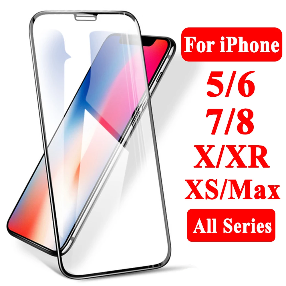 Защитное стекло для Iphone Xs Max защита экрана Aphone X Xr 6 7 8 6s Plus Tremp Ifone Iph Rx Sx 5 | Мобильные