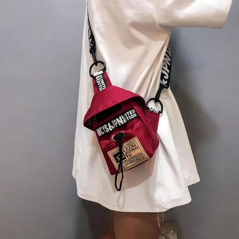 المتناثرة المراهقات حقيبة كتف الورك هوب الخصر فاني الصدر حزم Crossbody أكياس عارضة الاكسسوارات 2019 الساخن بيع