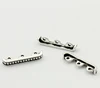 DoreenBeads Spacers Beads Sled Silver Color 3 Holes 24x5mm,50PCs (B22473), yiwu ► Photo 1/3