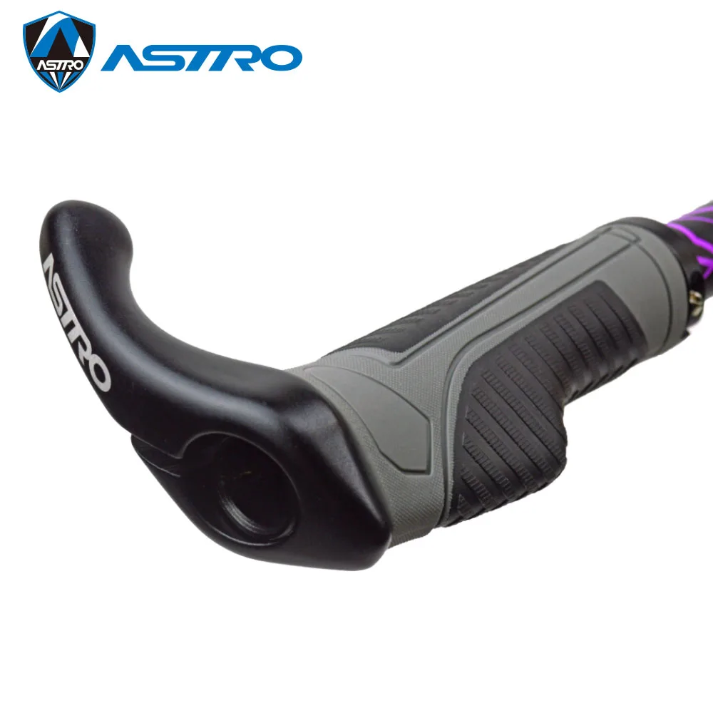 Astro велосипедная рукоятка эргономичная противоскользящая резиновая рукоятка замок-на крышке руль велосипеда 3D Алюминий MTB шоссейные велосипедные части