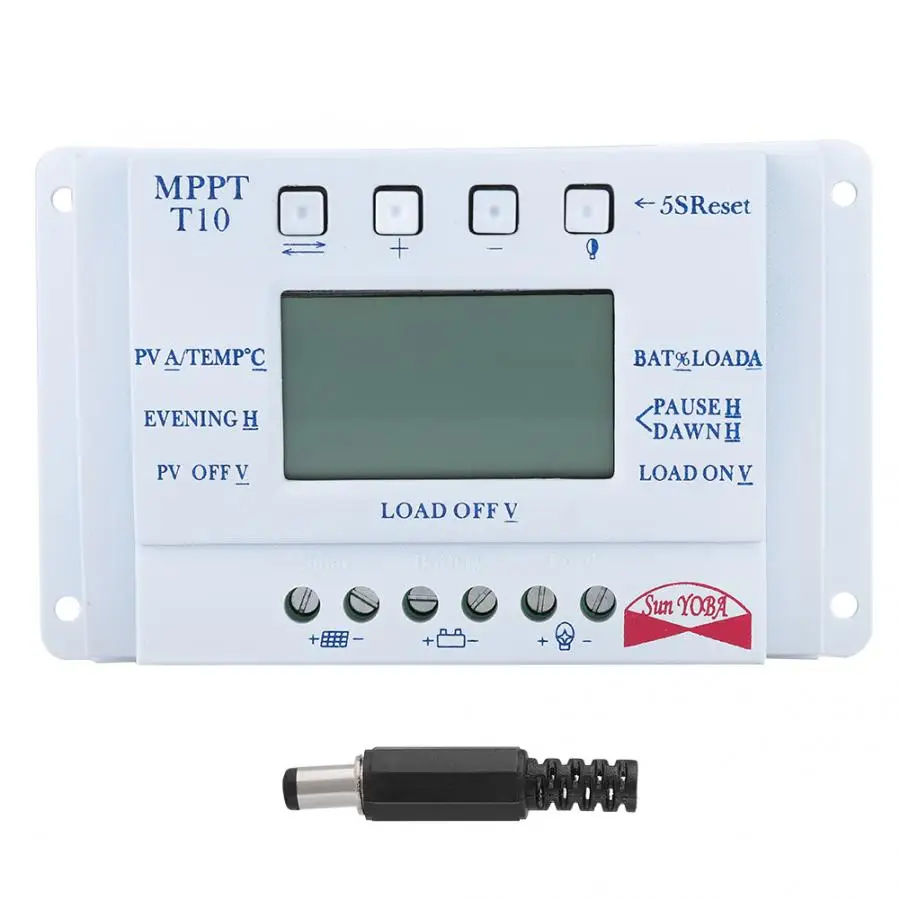 

12V Intelligent Solar Charge Controller MPPT Solar Charging Regulator with LCD Display