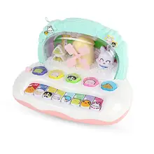 Горячая Распродажа, музыкальный инструмент, игрушка для маленьких детей, светящаяся Снежинка, ветряная мельница, пианино, развивающие Музыкальные Развивающие игрушки для детей, Gif