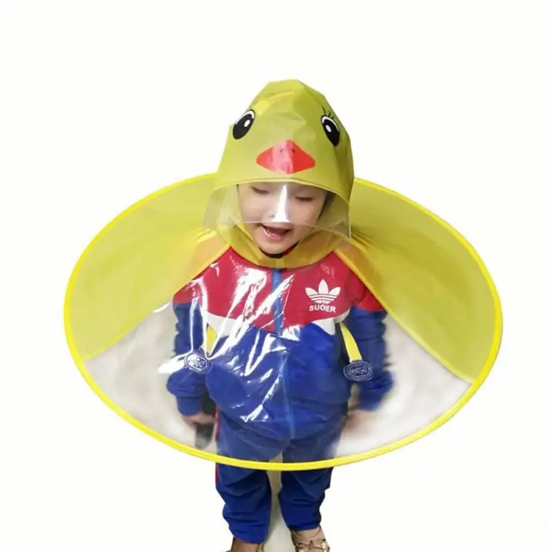 Funny Duck Rain Coat Children's Raincoat UFO Raincoats Rain Poncho Baby Rain Cover Raincoat for