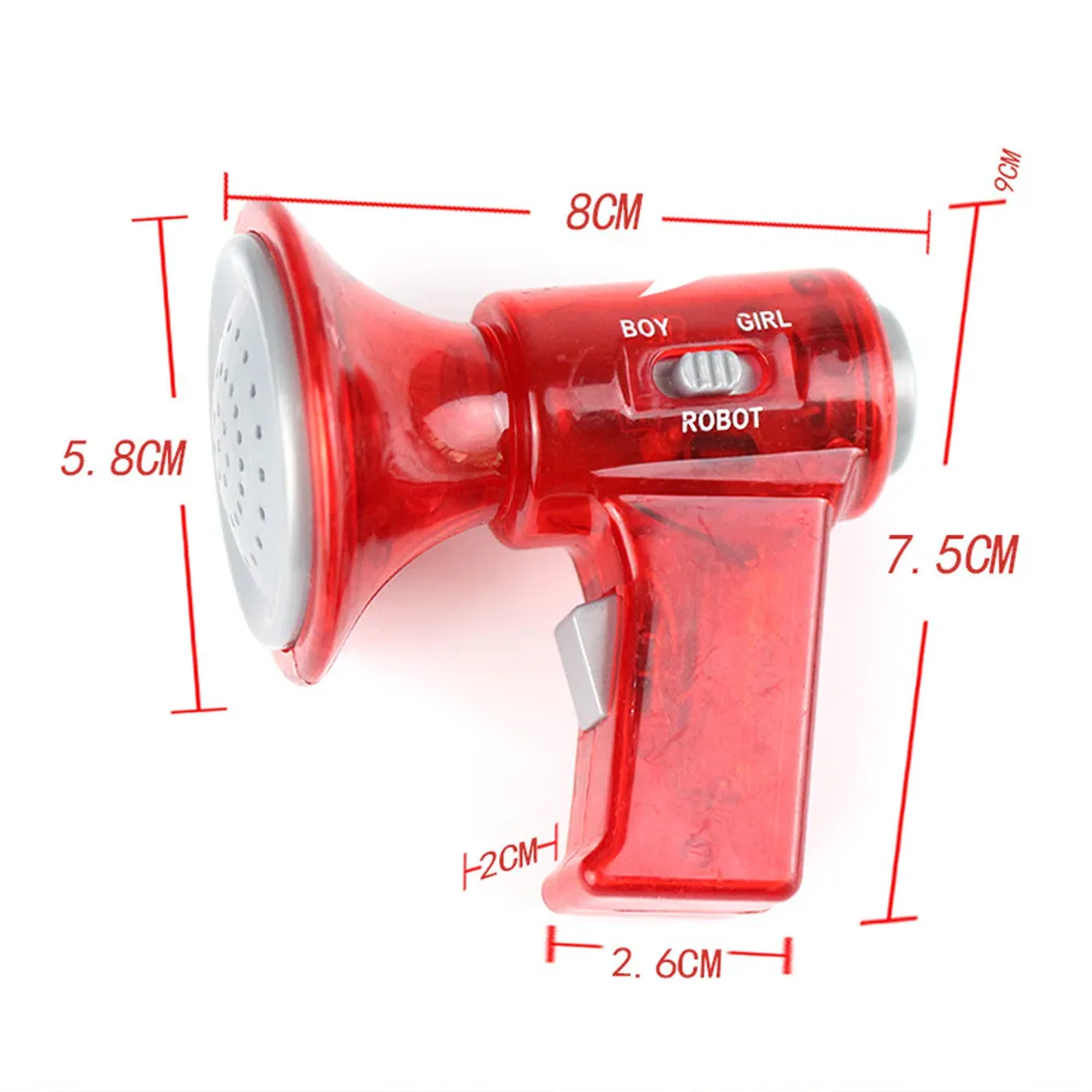 Мини-рожок Забавный детский громкоговоритель игрушка Мульти Голосовая изменение домофон электронные игрушки разные голосовые образования новые игрушки подарки