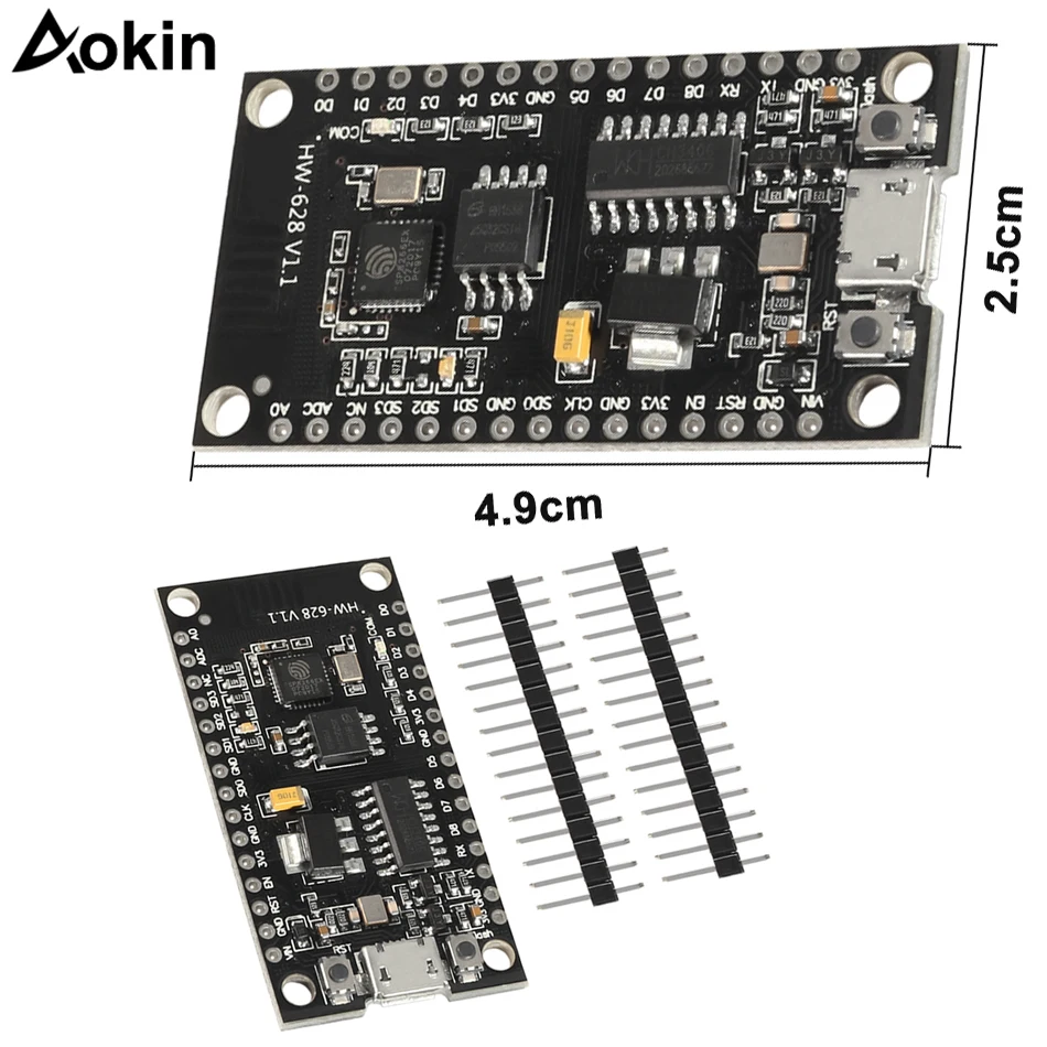 NodeMCU V3 Lua WIFI модуль интеграции ESP8266 Дополнительная память 32M Flash USB serial CH340G подходит