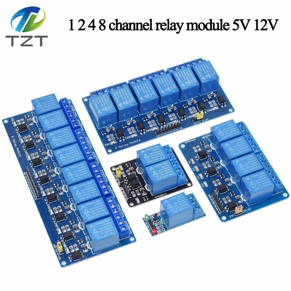1/2/4/8 Channel DC 5V Relay Switch Module for Arduino Raspberry Pi ARM AVR US 
