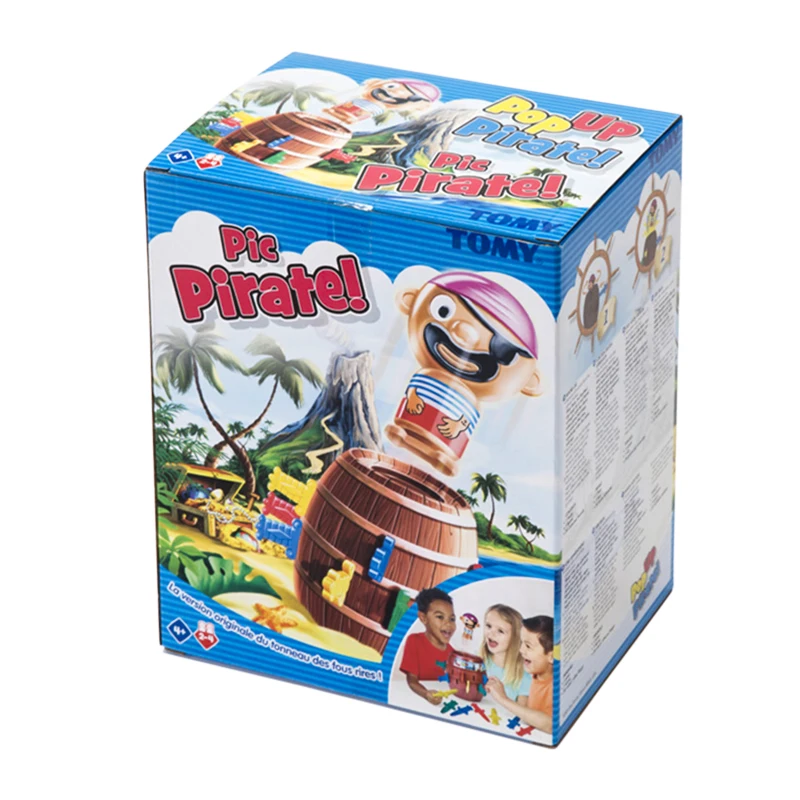 Billige Tomy Pop up Pirate Spaß Spiel auf Tisch mit Kid Glück Stab Gadget Cube Pirate Spielzeug Geburtstag Party Spiel Kinder 4 + jahre Familie